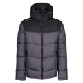 Iron-Black - Front - Regatta Mens Regime Insulated Padded Jacket