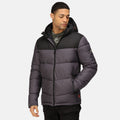 Iron-Black - Back - Regatta Mens Regime Insulated Padded Jacket