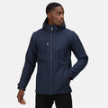 Navy - Back - Regatta Professional Mens 4 in 1 Soft Shell Jacket