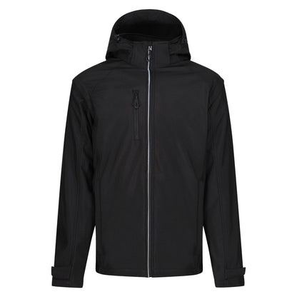 Black - Front - Regatta Professional Mens 4 in 1 Soft Shell Jacket