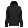 Black - Front - Regatta Mens Erasmus 4 in 1 Soft Shell Jacket