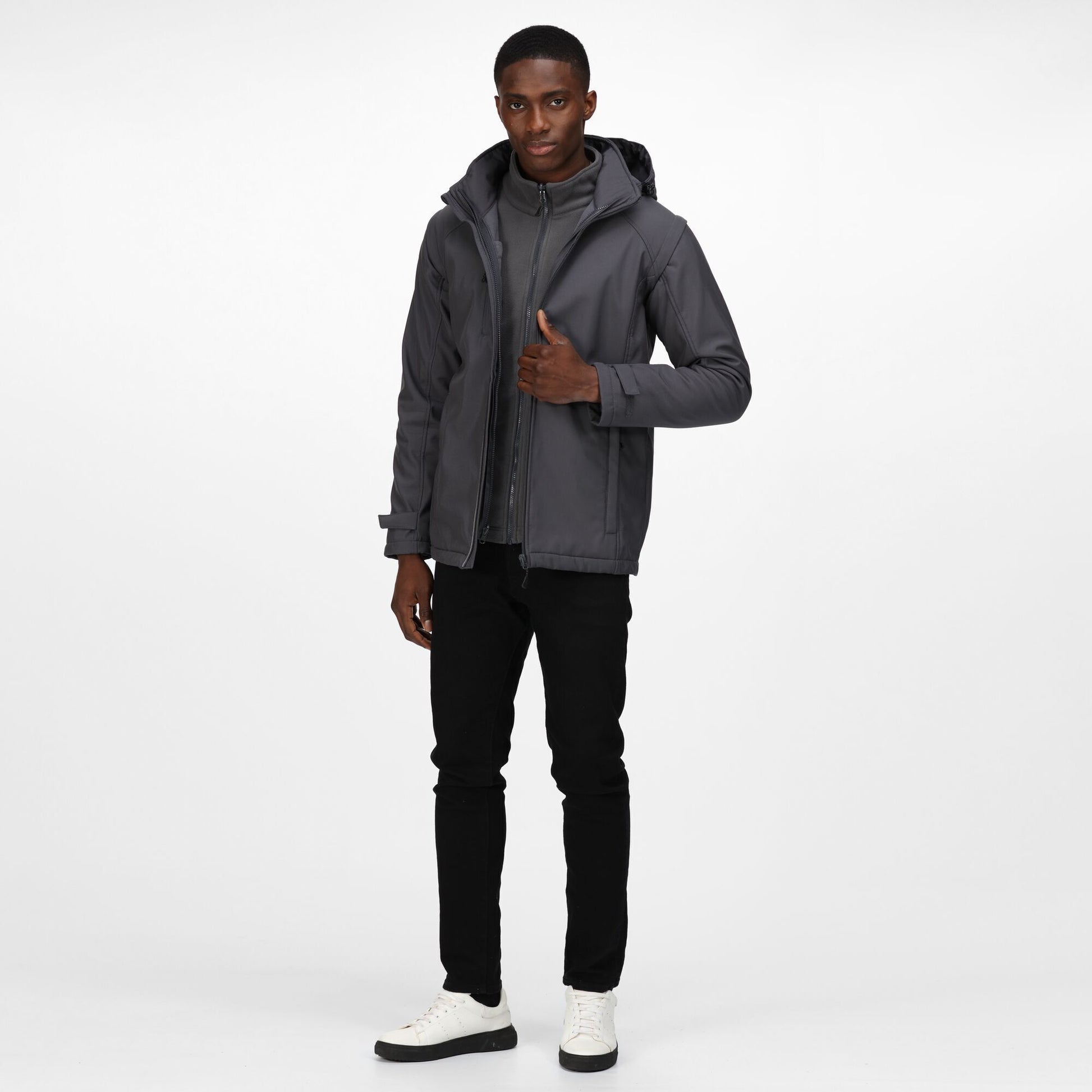Seal Grey - Lifestyle - Regatta Professional Mens 4 in 1 Soft Shell Jacket