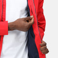 True Red - Close up - Regatta Mens Finn Waterproof Jacket