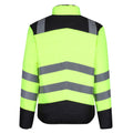 Yellow-Navy - Lifestyle - Regatta Mens Baffled Hi-Vis Thermal Top