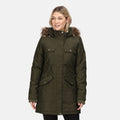 Dark Khaki - Back - Regatta Womens-Ladies Samiyah Insulated Parka
