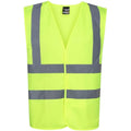 Yellow - Front - Regatta Mens Hi-Vis Vest