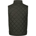 Dark Khaki - Pack Shot - Regatta Mens Londyn Quilted Body Warmer