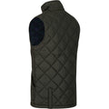 Dark Khaki - Close up - Regatta Mens Londyn Quilted Body Warmer