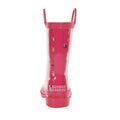 Duchess Pink - Side - Regatta Childrens-Kids Minnow Animals Wellington Boots