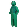 Jellybean Green - Side - Regatta Childrens-Kids Mudplay III Dinosaur Waterproof Puddle Suit