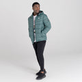 Fern Green - Back - Dare 2B Mens Drifter Recycled Padded Jacket