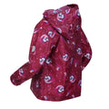 Raspberry Radiance - Lifestyle - Regatta Childrens-Kids Peppa Pig Packaway Waterproof Jacket