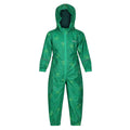 Jellybean Green - Front - Regatta Childrens-Kids Pobble Dinosaur Puddle Suit