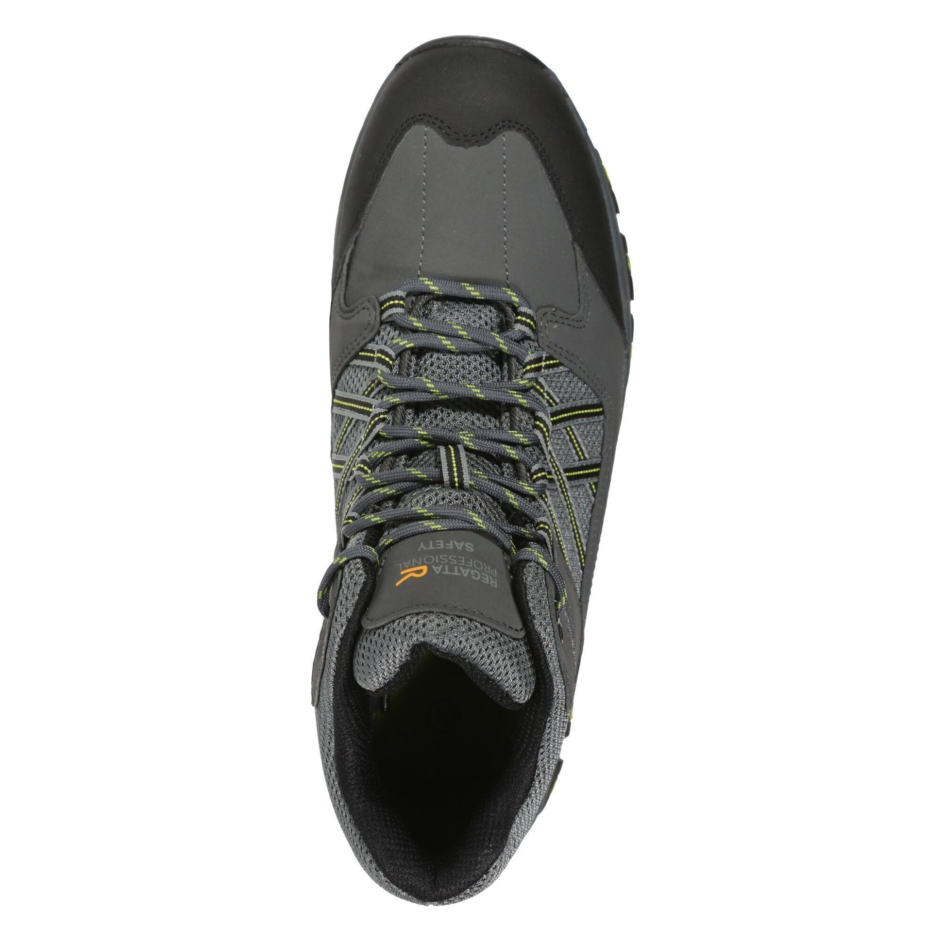 Briar Grey-Lime - Pack Shot - Regatta Professional Mens Safety Shoes