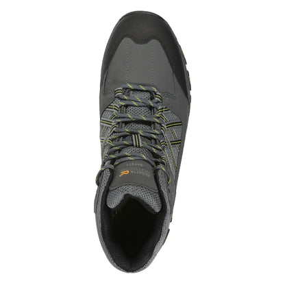 Briar Grey-Lime - Pack Shot - Regatta Professional Mens Safety Shoes