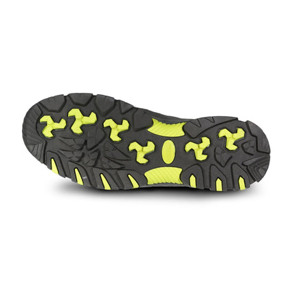 Briar Grey-Lime - Close up - Regatta Professional Mens Safety Shoes