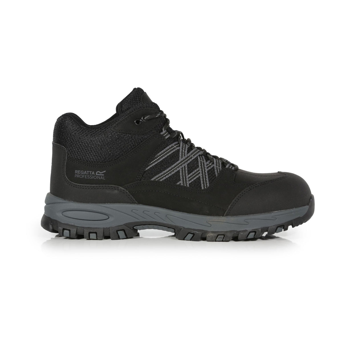 Black-Granite - Back - Regatta Professional Mens Safety Shoes