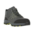 Briar Grey-Lime - Front - Regatta Mens Sandstone Safety Shoes