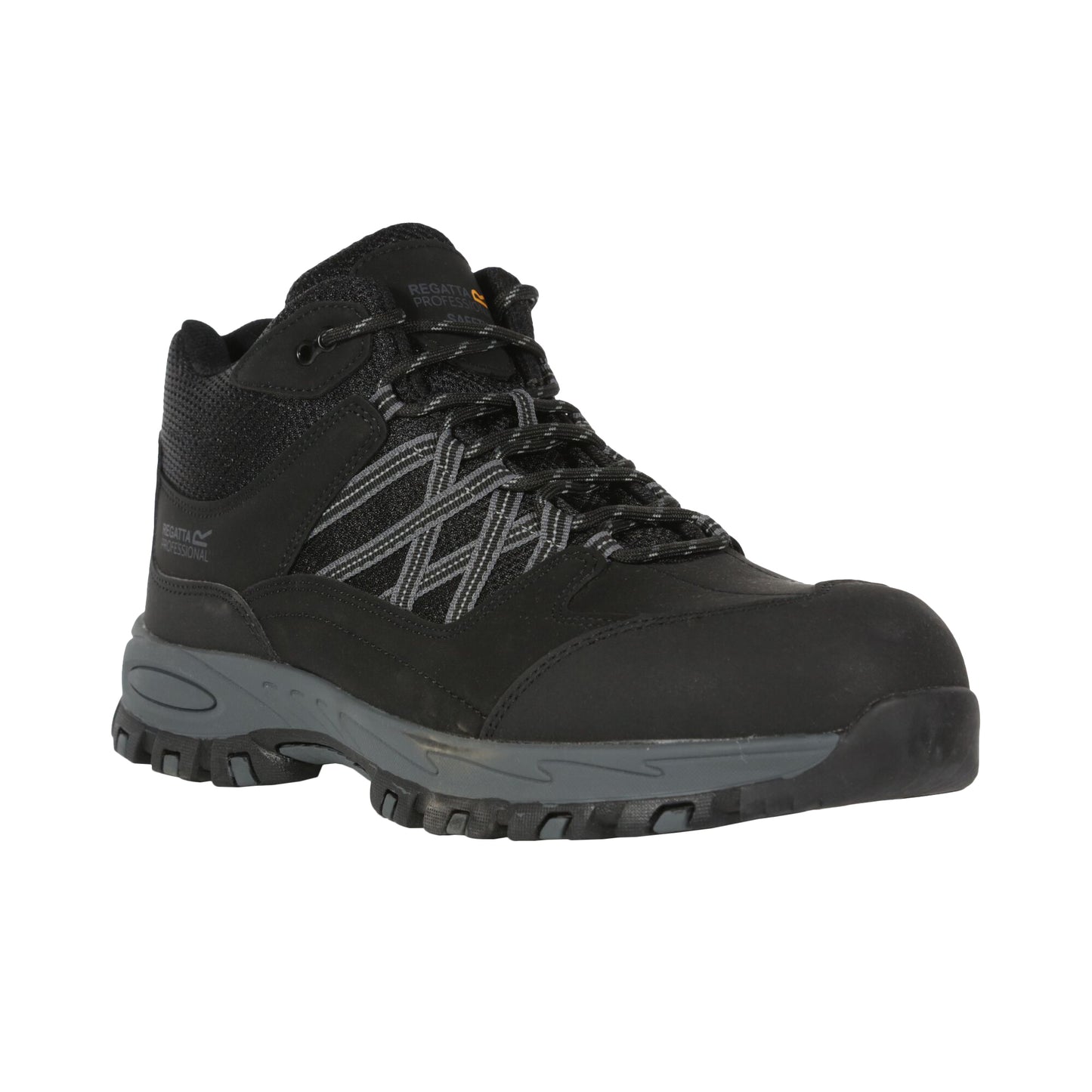 Black-Granite - Front - Regatta Professional Mens Safety Shoes