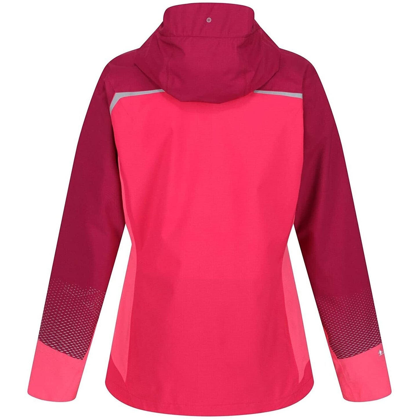 Rethink Pink-Wild Plum - Back - Regatta Womens-Ladies Highton Pro Waterproof Jacket