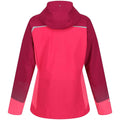 Rethink Pink-Wild Plum - Back - Regatta Womens-Ladies Highton Pro Waterproof Jacket