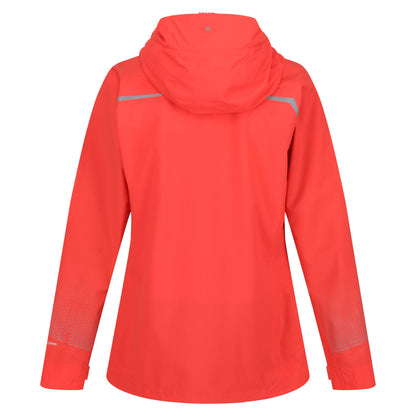 Neon Peach - Back - Regatta Womens-Ladies Highton Pro Waterproof Jacket