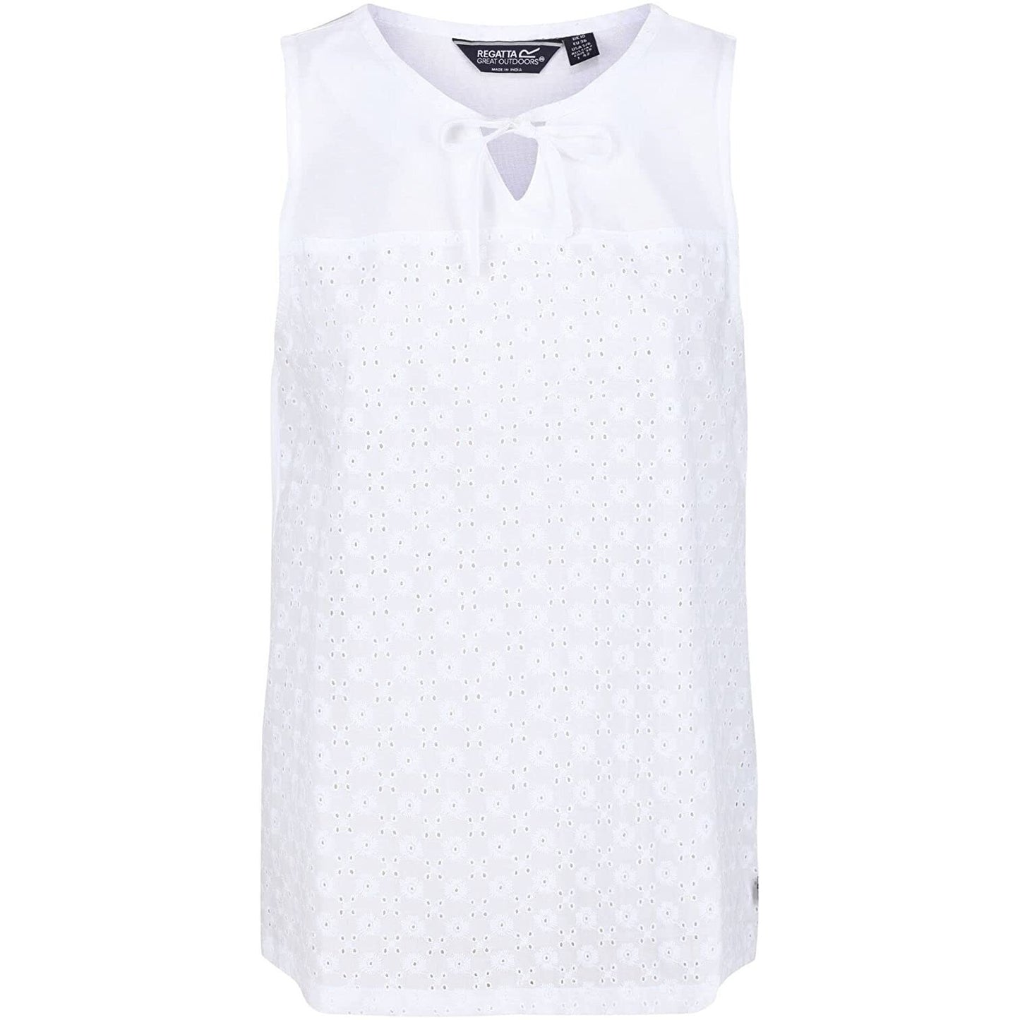 White - Front - Regatta Womens-Ladies Janessa Top