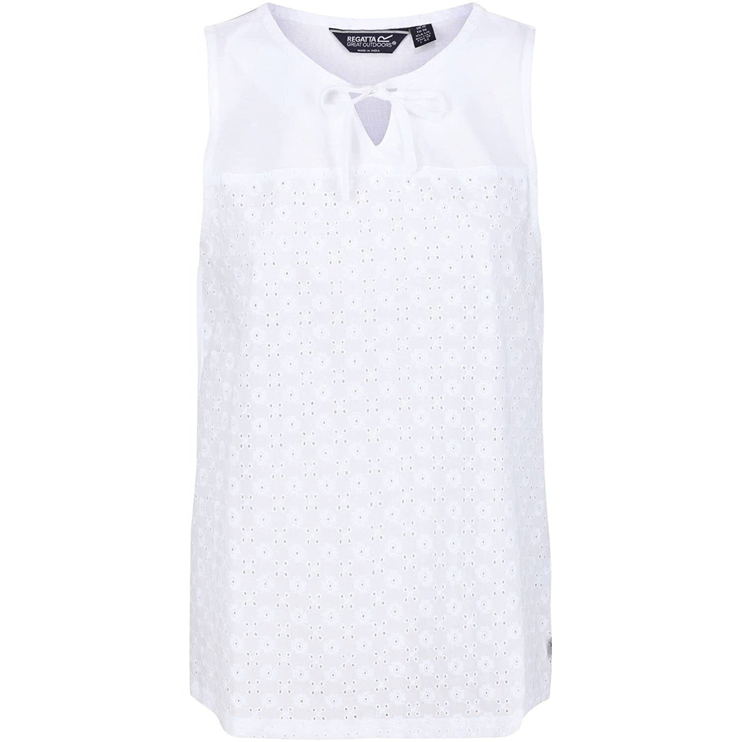 White - Front - Regatta Womens-Ladies Janessa Top