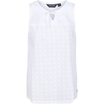 White - Front - Regatta Womens-Ladies Janessa Top