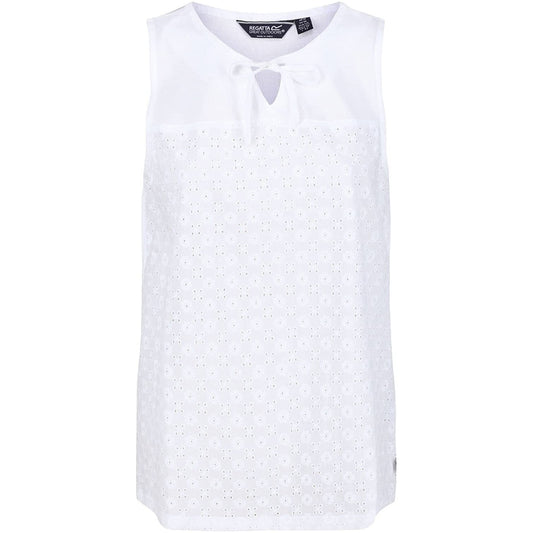 White - Front - Regatta Womens-Ladies Janessa Top