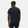 Navy - Lifestyle - Regatta Mens Cline VI Sunset Cotton T-Shirt