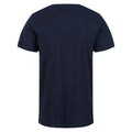 Navy - Pack Shot - Regatta Mens Cline VI Sunset Cotton T-Shirt