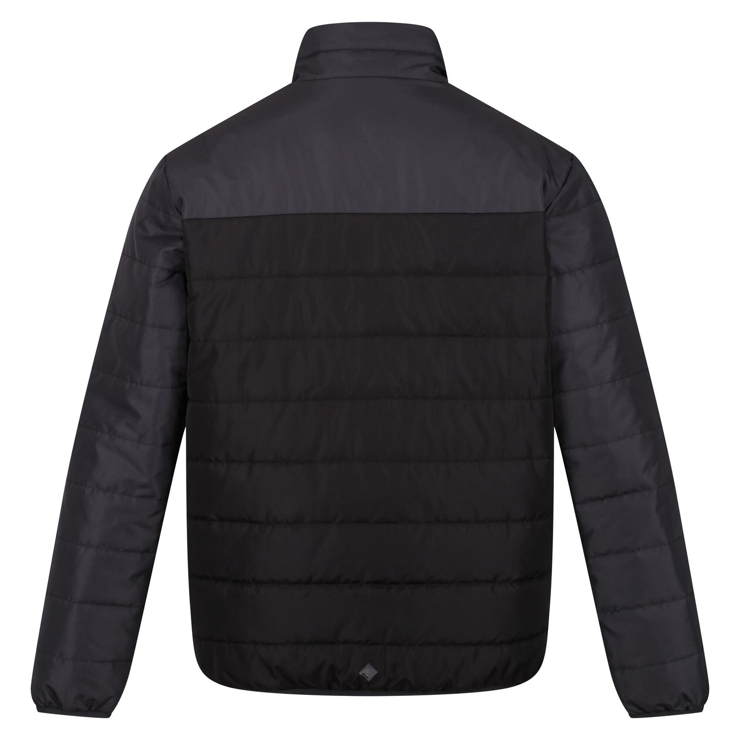 Ash-Black - Back - Regatta Mens Andrell Contrast Quilted Padded Jacket