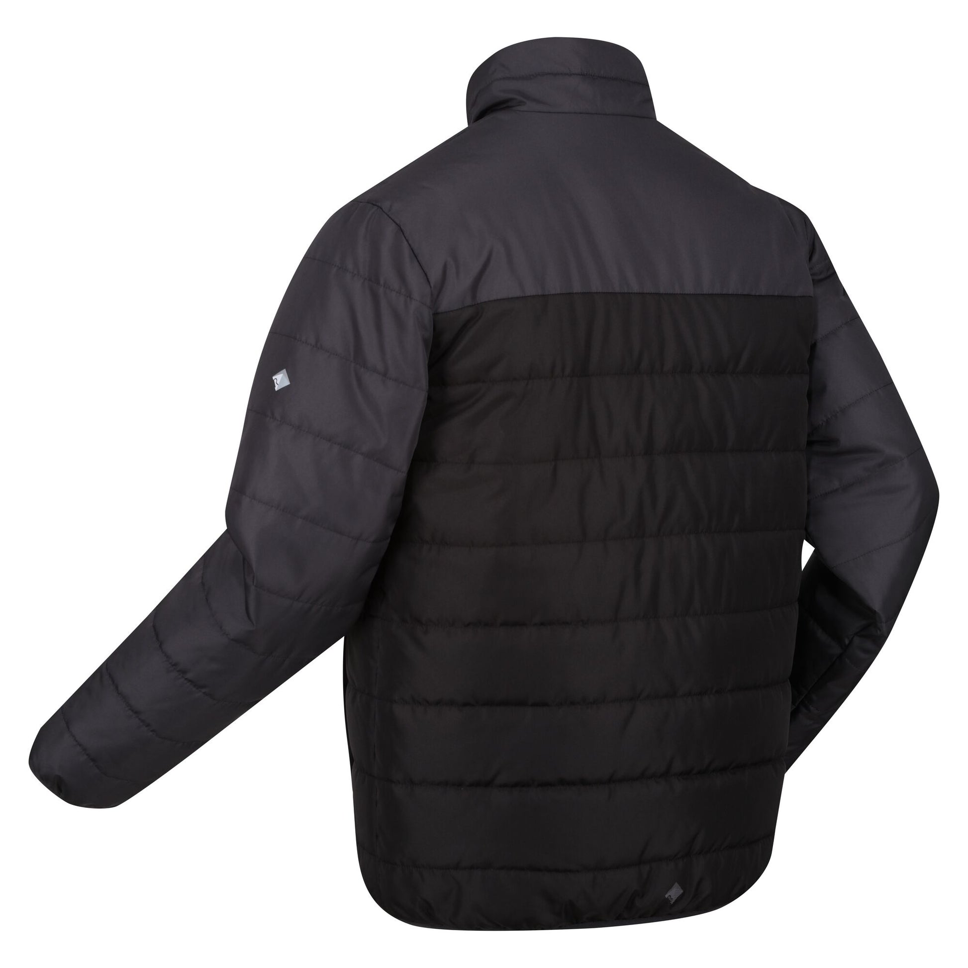 Ash-Black - Lifestyle - Regatta Mens Andrell Contrast Quilted Padded Jacket