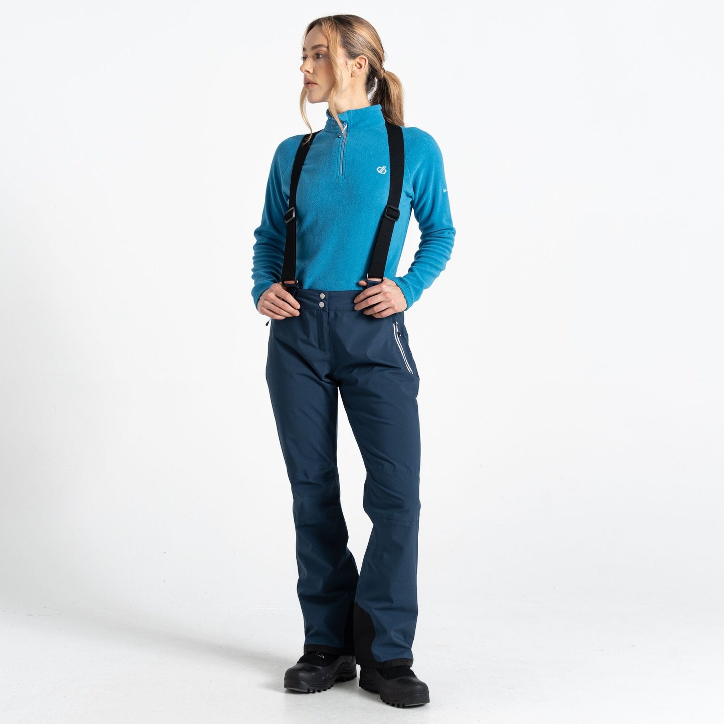 Moonlight Denim - Pack Shot - Dare 2B Womens-Ladies Effused II Waterproof Ski Trousers