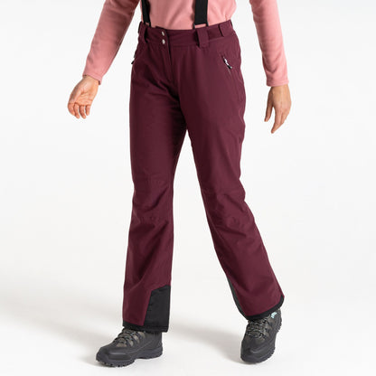 Fig - Front - Dare 2B Womens-Ladies Effused II Waterproof Ski Trousers
