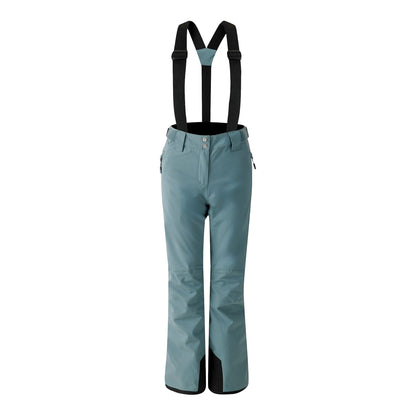 Element Grey - Front - Dare 2B Womens-Ladies Effused II Waterproof Ski Trousers