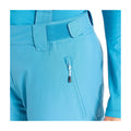 Capri Blue - Pack Shot - Dare 2B Womens-Ladies Effused II Waterproof Ski Trousers