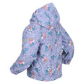 Lilac Bloom - Pack Shot - Regatta Childrens-Kids Muddy Puddle Floral Peppa Pig Padded Jacket
