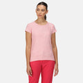 Tropical Pink - Back - Regatta Womens-Ladies Limonite V T-Shirt