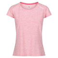 Tropical Pink - Front - Regatta Womens-Ladies Limonite V T-Shirt
