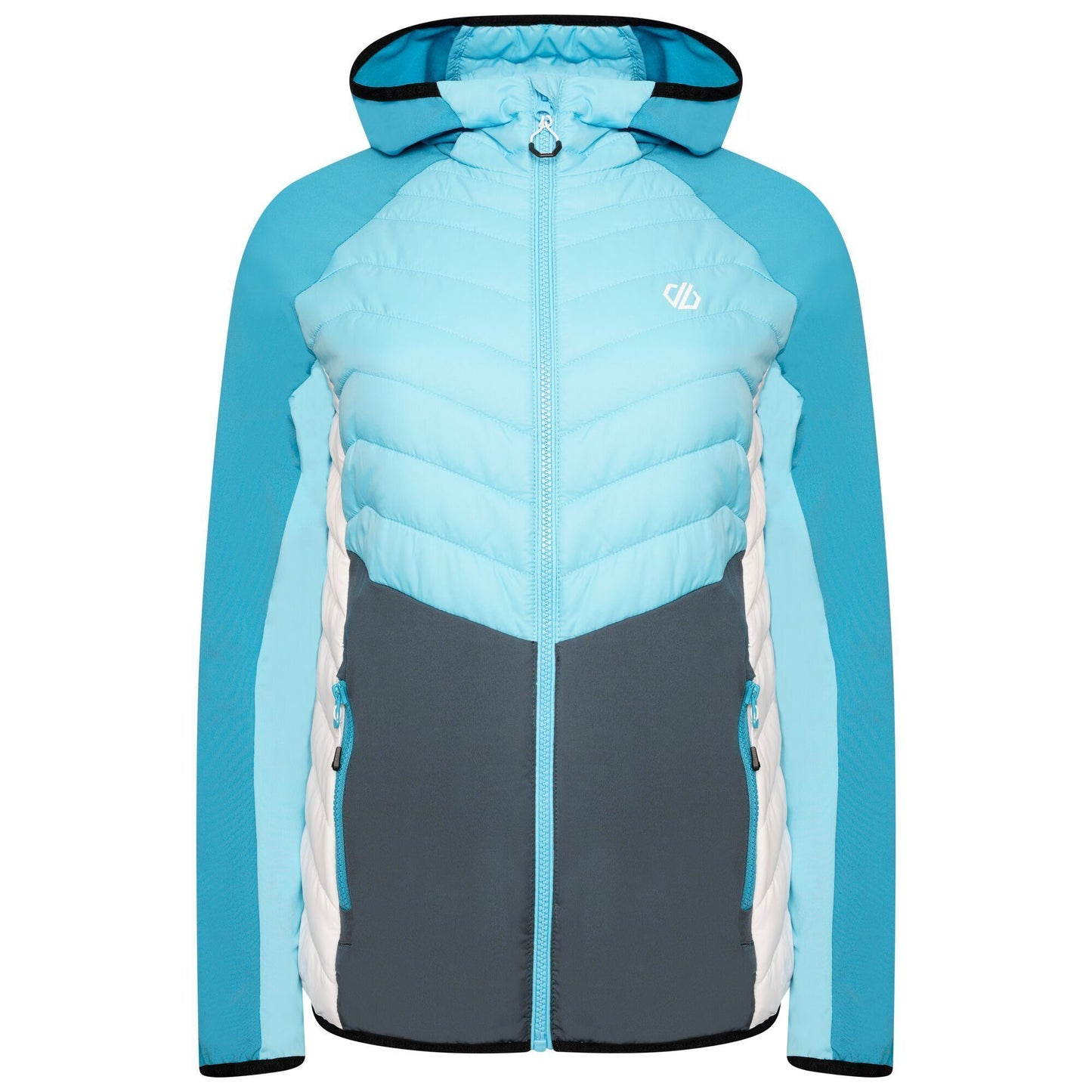 Crystal Seas-Orion Grey - Front - Dare 2B Womens-Ladies Surmount II Wool Hybrid Jacket