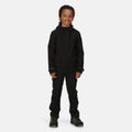 Black - Lifestyle - Regatta Childrens-Kids Pulton Waterproof Jacket
