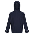 Navy - Front - Regatta Childrens-Kids Pulton Waterproof Jacket