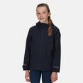 Navy - Back - Regatta Childrens-Kids Pulton Waterproof Jacket