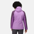 Hyacinth-Purple Sapphire-Dark Aubergine - Side - Regatta Womens-Ladies Highton Stretch II Waterproof Padded Jacket