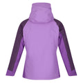 Hyacinth-Purple Sapphire-Dark Aubergine - Pack Shot - Regatta Womens-Ladies Highton Stretch II Waterproof Padded Jacket