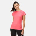 Tropical Pink - Side - Regatta Womens-Ladies Luaza T-Shirt