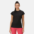 Black - Side - Regatta Womens-Ladies Luaza T-Shirt