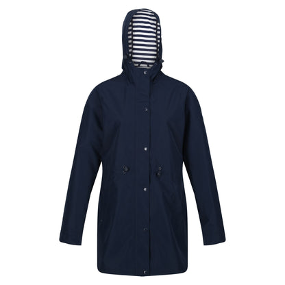 Navy - Front - Regatta Womens-Ladies Blakesleigh Waterproof Jacket